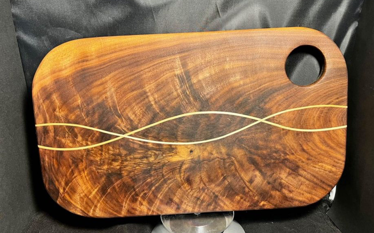 Charcuterie board handmade walnut and maple