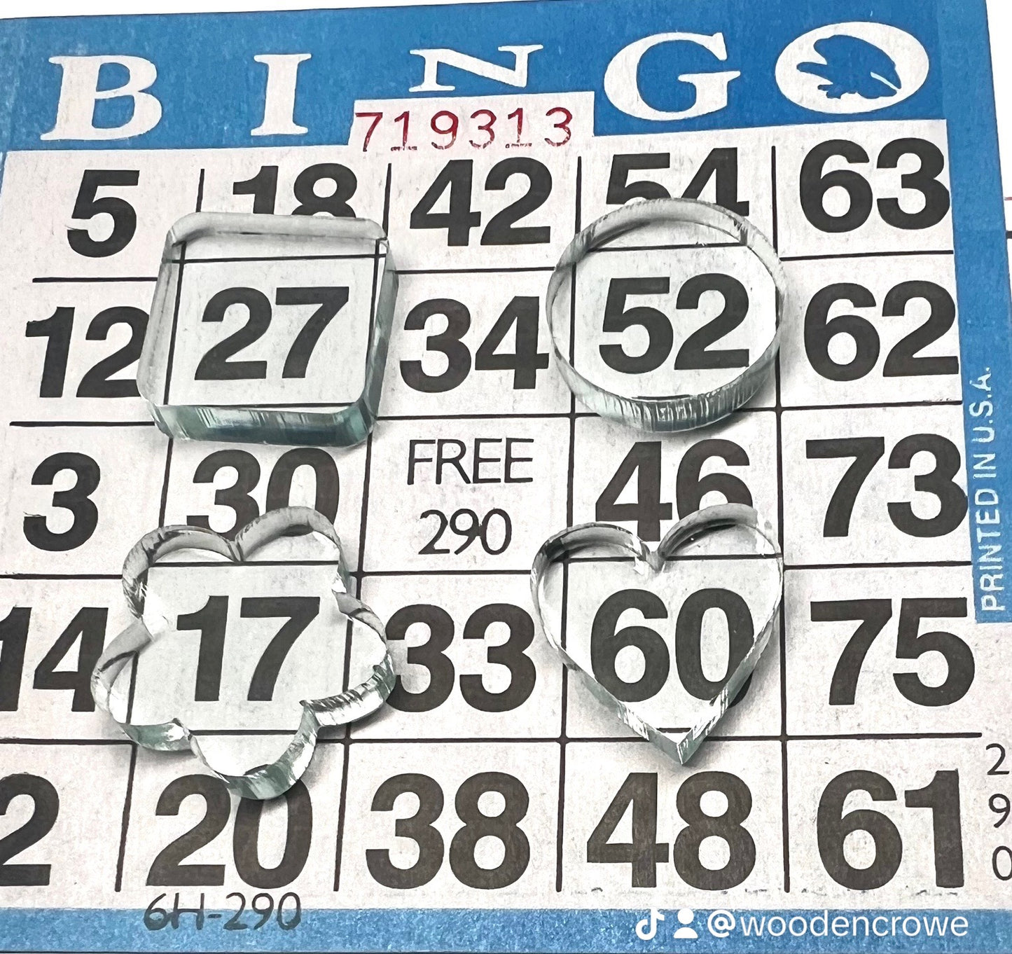 BINGO WAITERS Oops markers one to go!