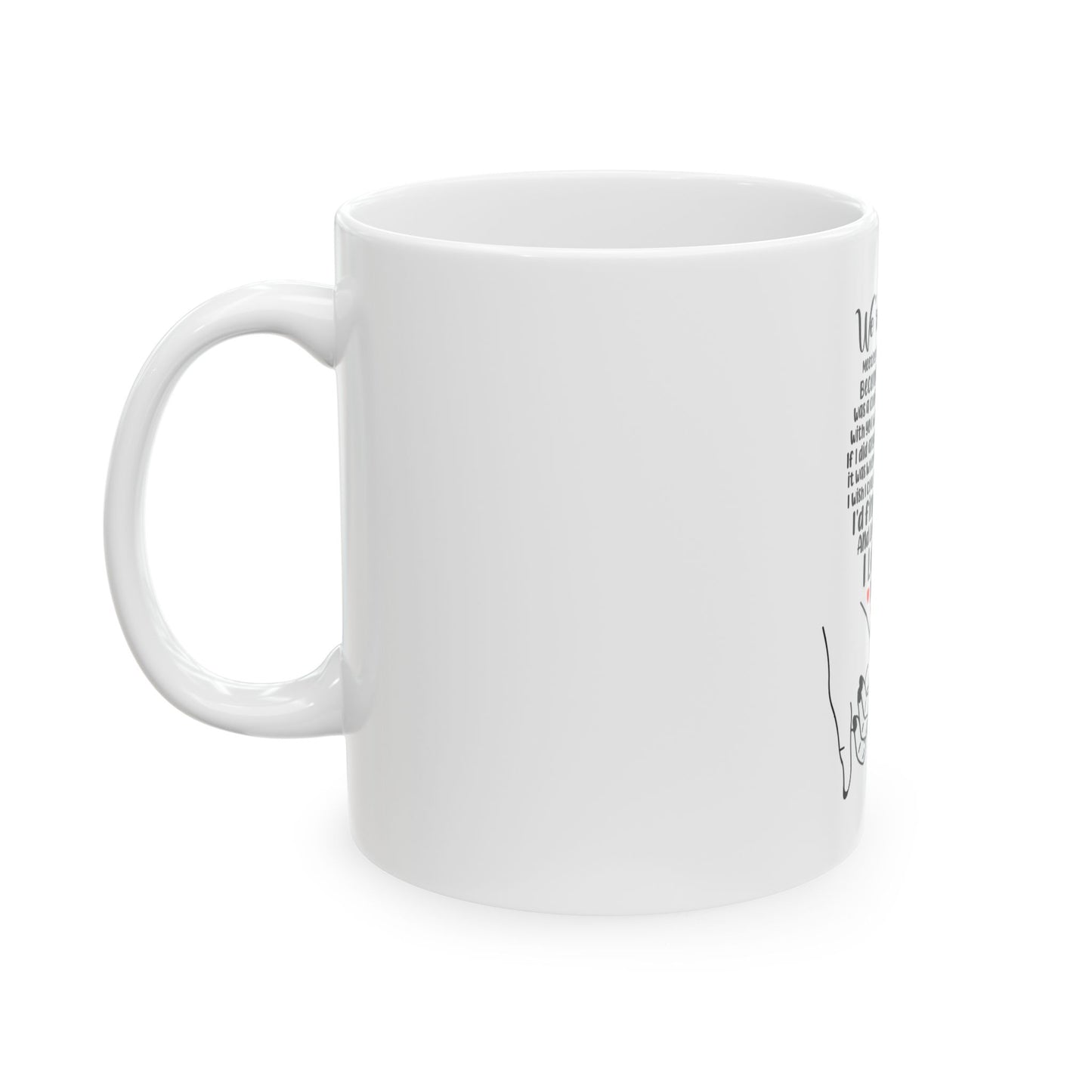 Love Team Ceramic Mug - I Love You Longer Forever & Always, Gift for Couples, Engagement, Wedding, Anniversary, Friendship