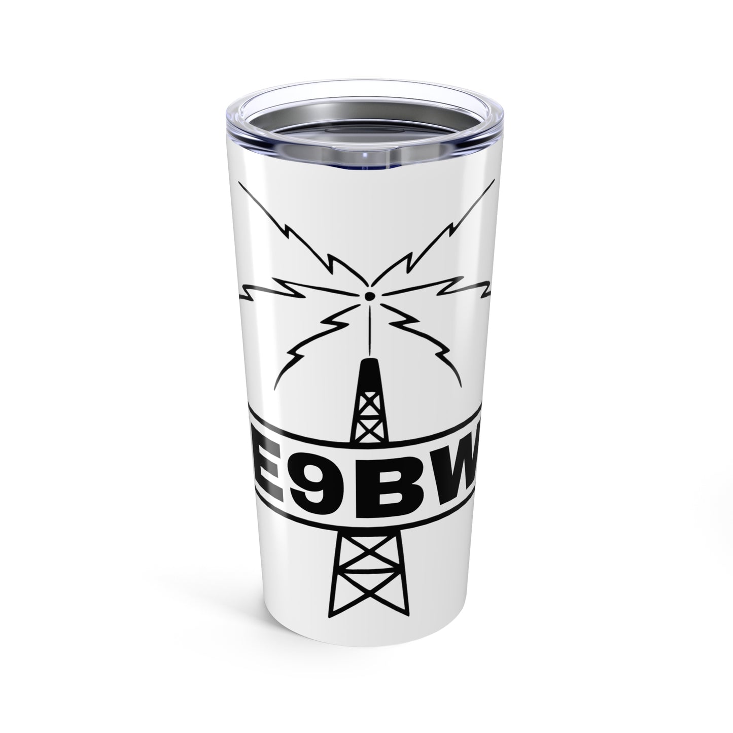 Custom Call Sign Design Tumbler, 20oz Travel Mug, Amatuer Radio Enthusiast Gift, Custom Hydration Cup, Outdoor Drinkware