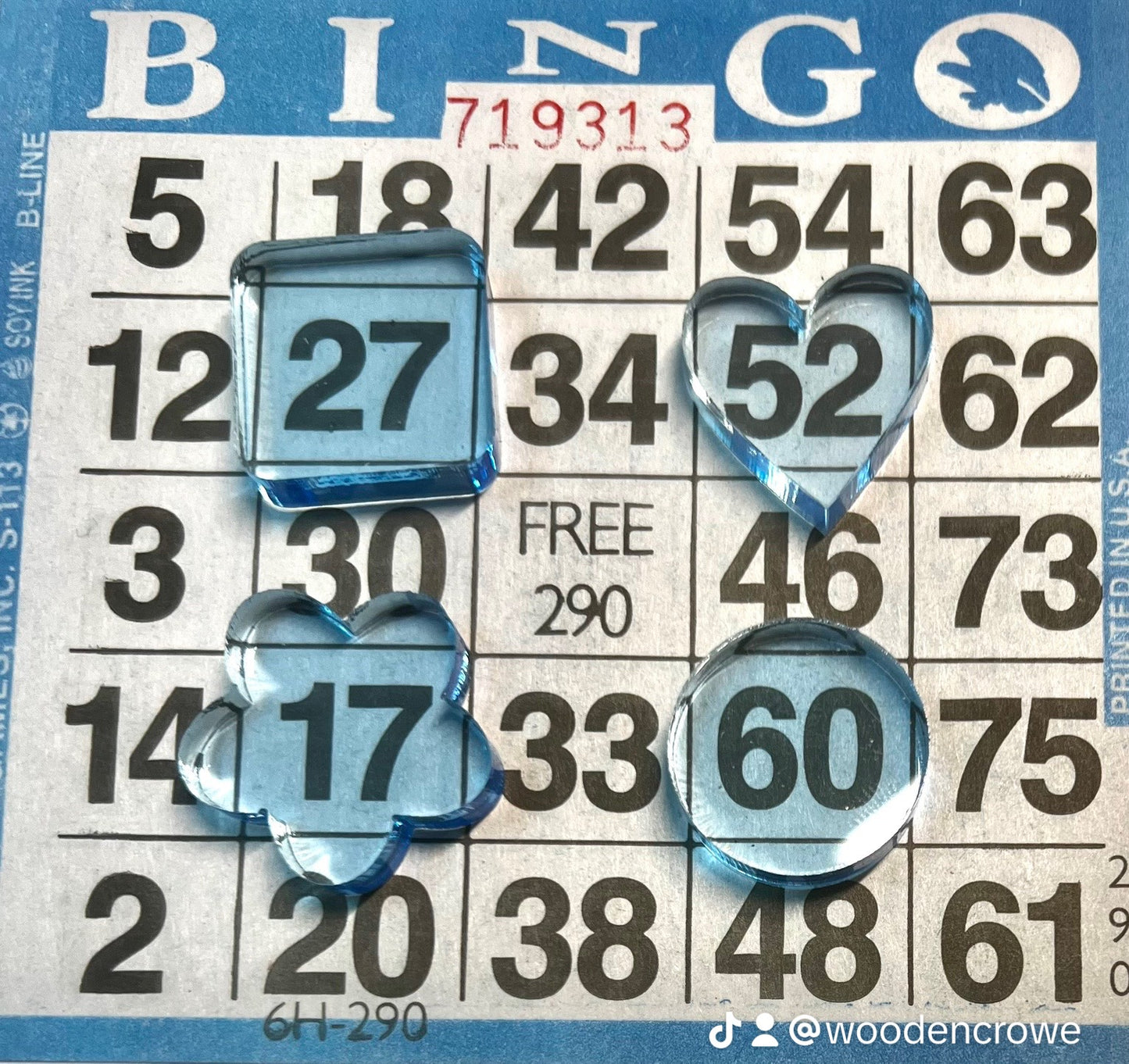 BINGO WAITERS Oops markers one to go!