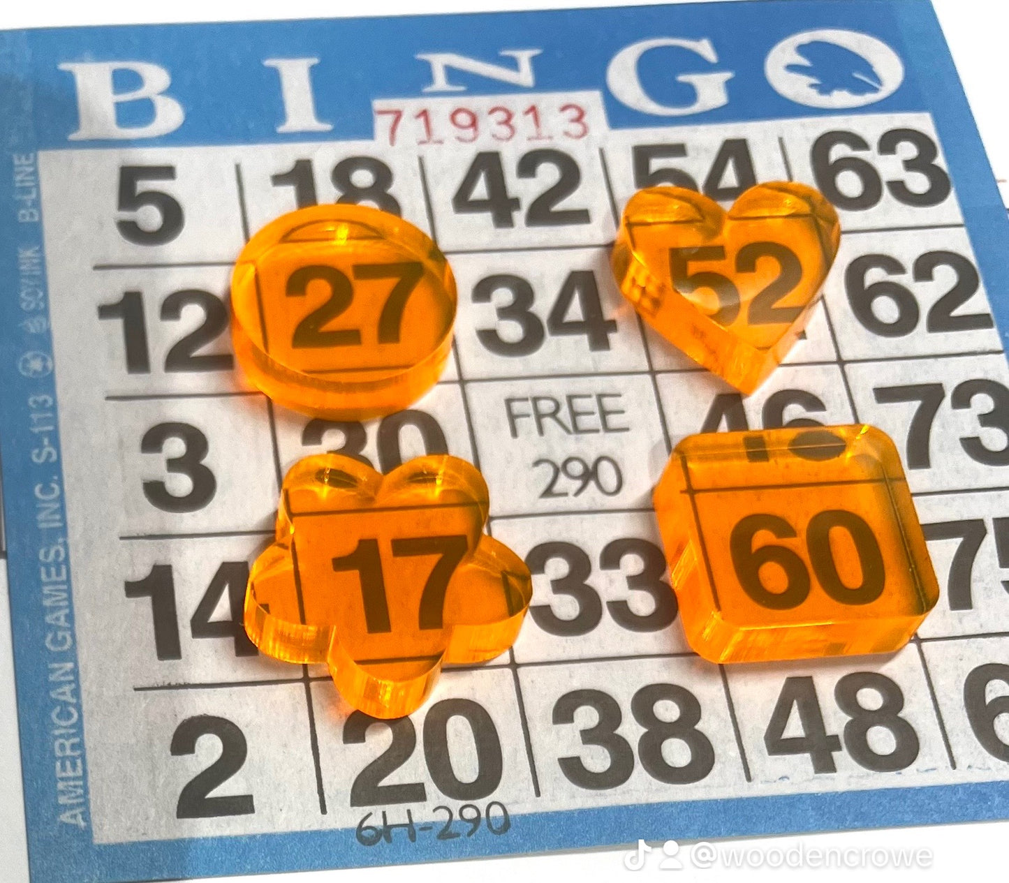 BINGO WAITERS Oops markers one to go!