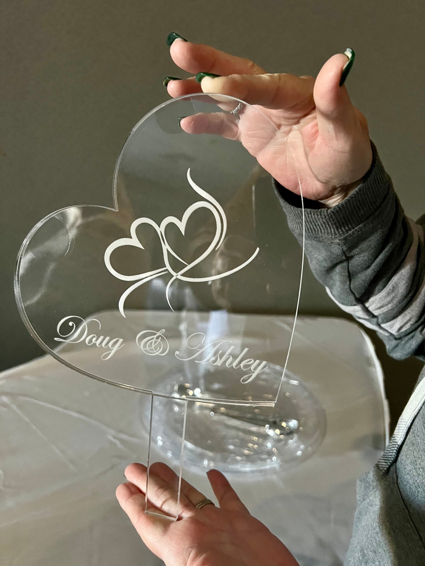 Custom Cake topper acrylic