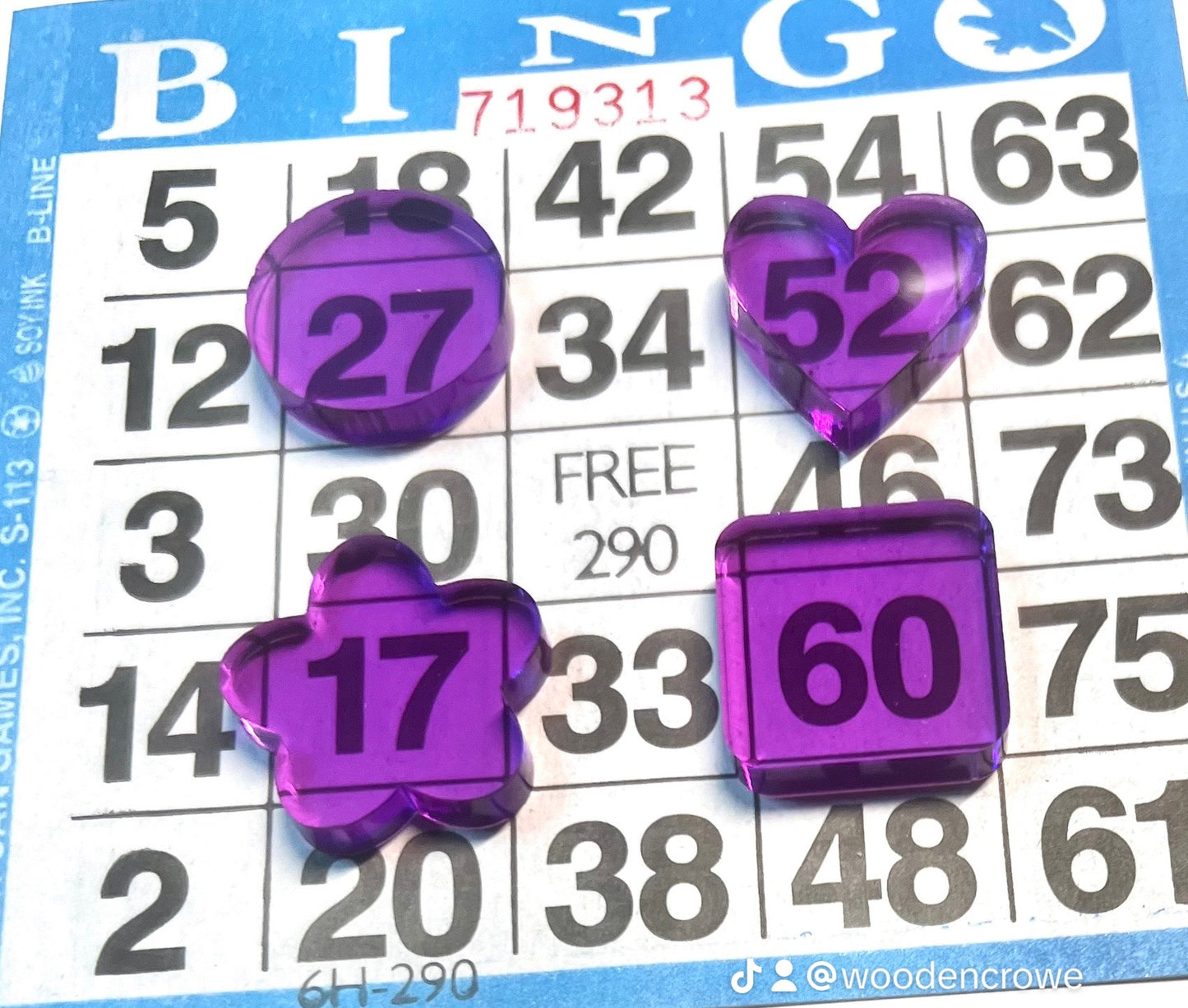 BINGO WAITERS Oops markers one to go!