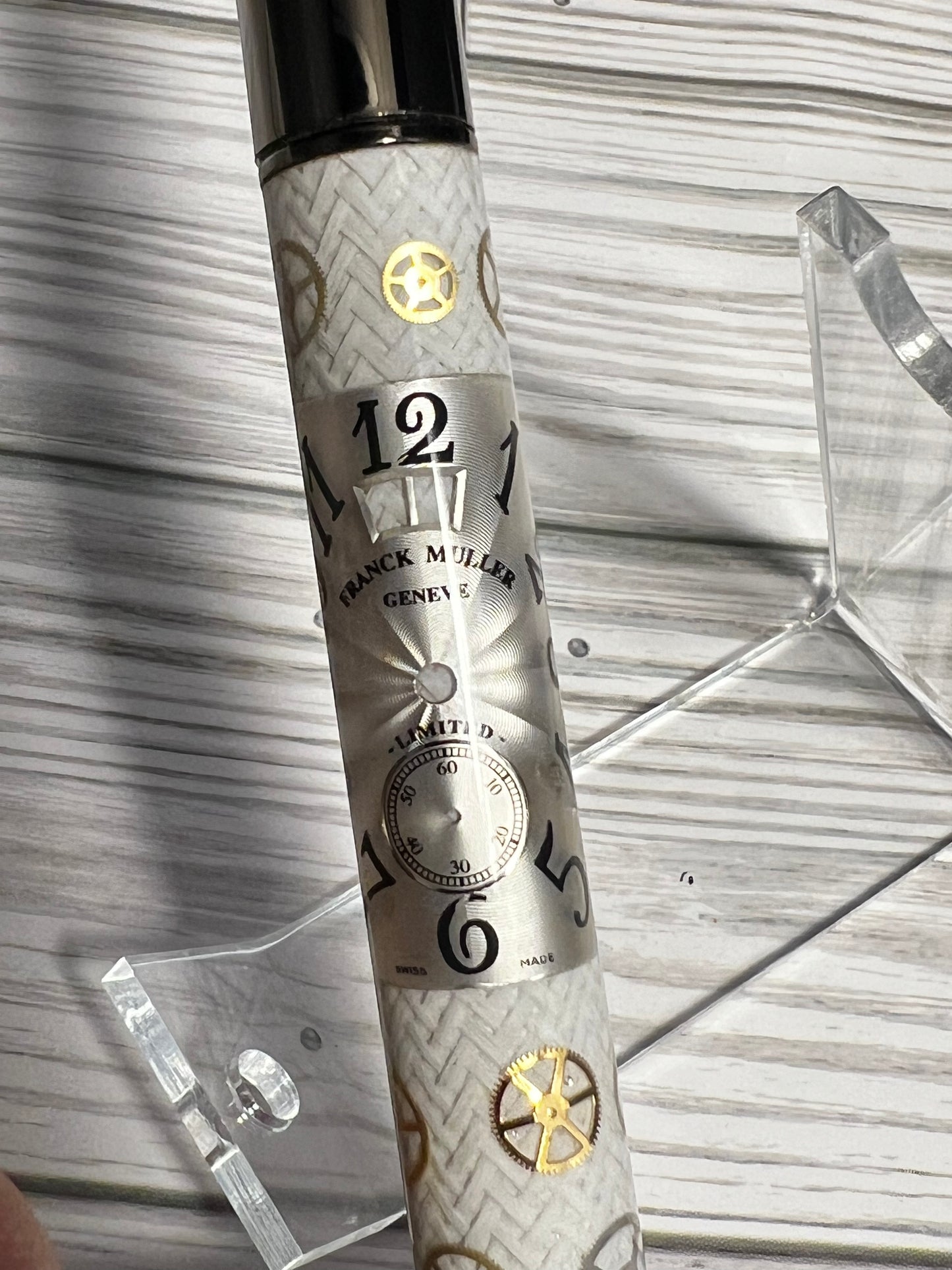 Steampunk rollerball magnetic cap pen