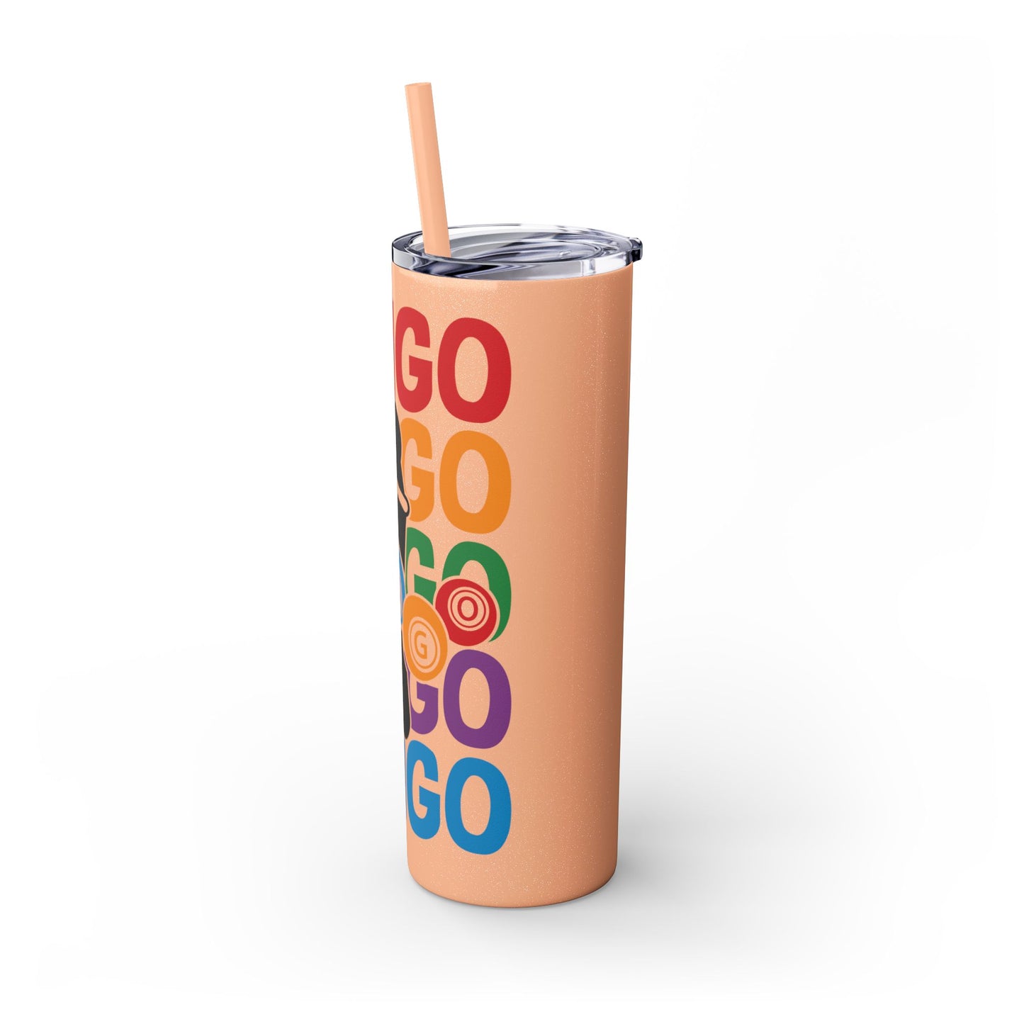 Personalized Colorful Bingo Skinny Tumbler with Straw, Perfect Gift for Bingo Lovers, Travel Mug for Game Night, Fun Party Accessory, 20oz
