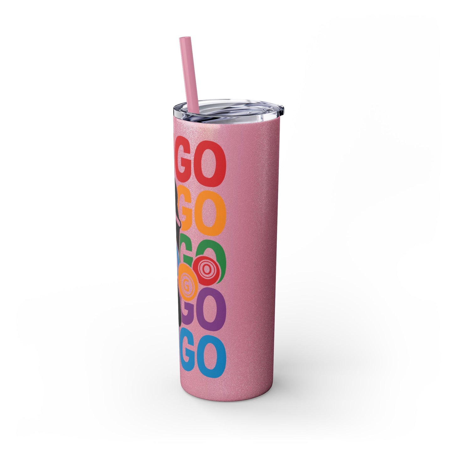 Personalized Colorful Bingo Skinny Tumbler with Straw, Perfect Gift for Bingo Lovers, Travel Mug for Game Night, Fun Party Accessory, 20oz
