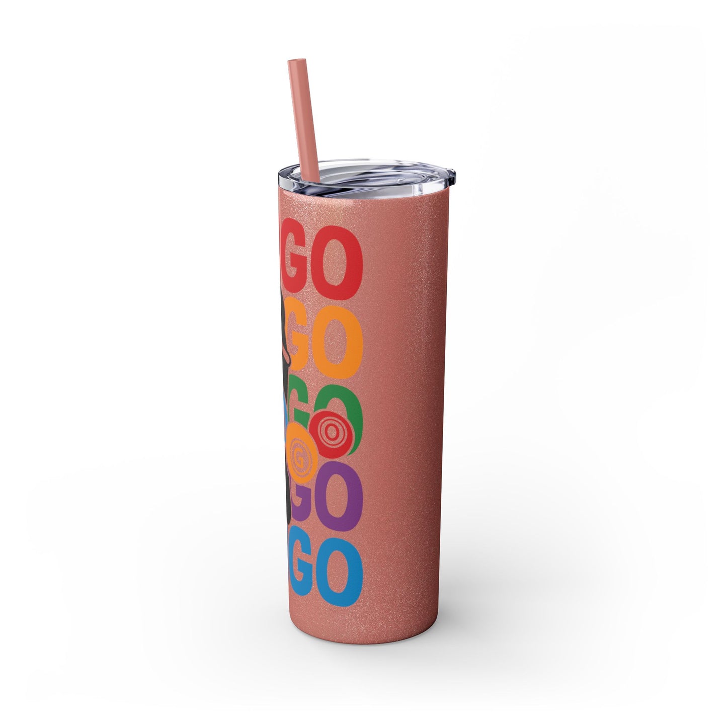 Personalized Colorful Bingo Skinny Tumbler with Straw, Perfect Gift for Bingo Lovers, Travel Mug for Game Night, Fun Party Accessory, 20oz
