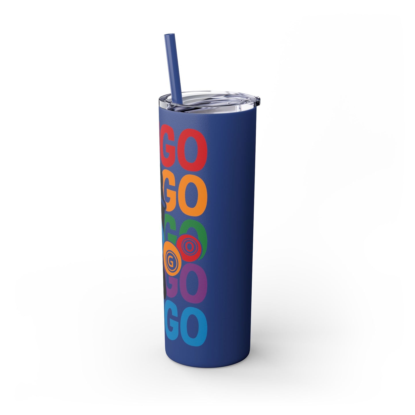 Personalized Colorful Bingo Skinny Tumbler with Straw, Perfect Gift for Bingo Lovers, Travel Mug for Game Night, Fun Party Accessory, 20oz
