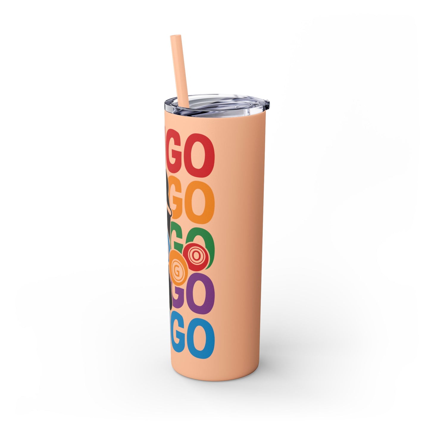 Personalized Colorful Bingo Skinny Tumbler with Straw, Perfect Gift for Bingo Lovers, Travel Mug for Game Night, Fun Party Accessory, 20oz