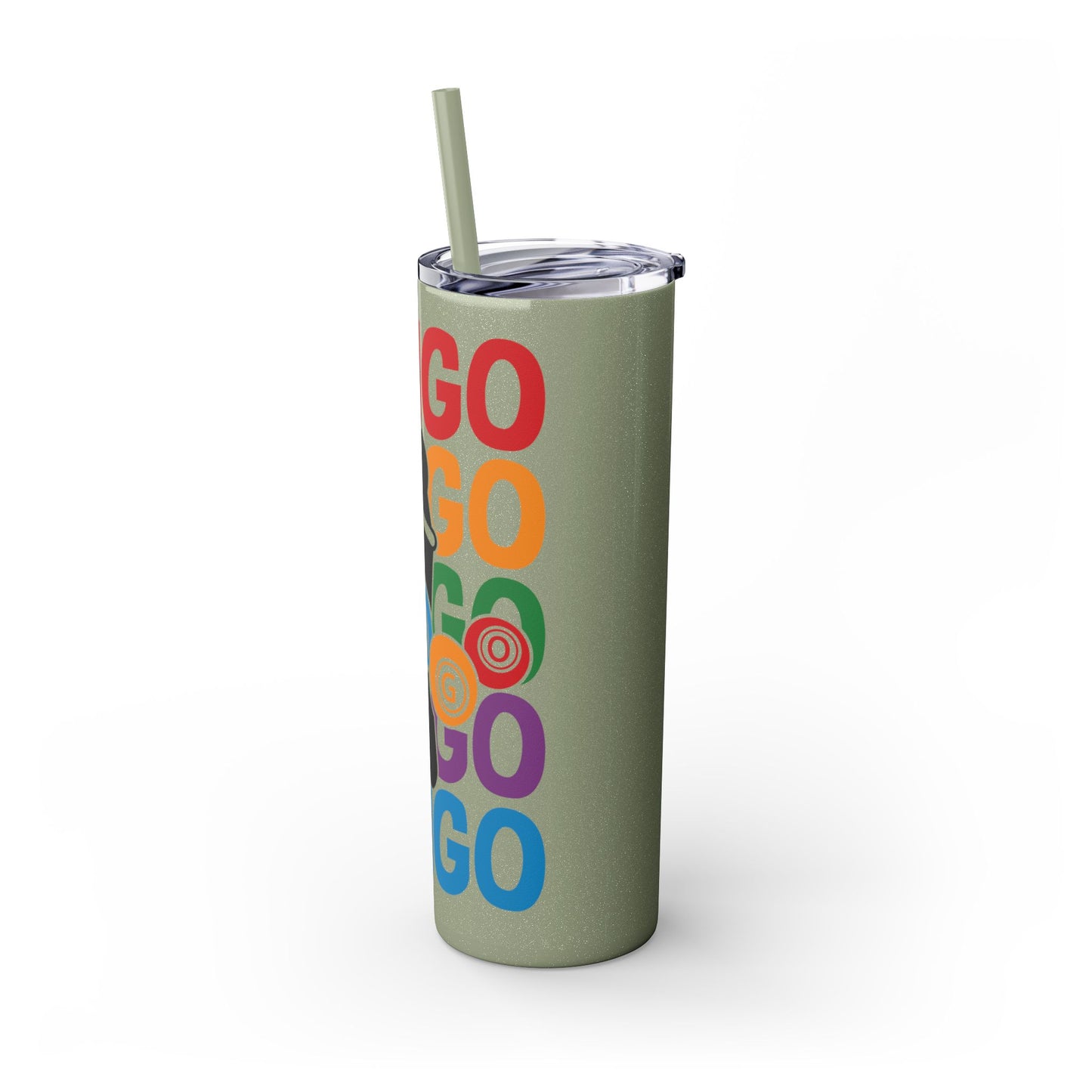 Personalized Colorful Bingo Skinny Tumbler with Straw, Perfect Gift for Bingo Lovers, Travel Mug for Game Night, Fun Party Accessory, 20oz
